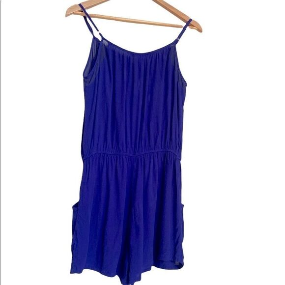 Sanctuary Blue Shorts Romper Small - Picture 5 of 5